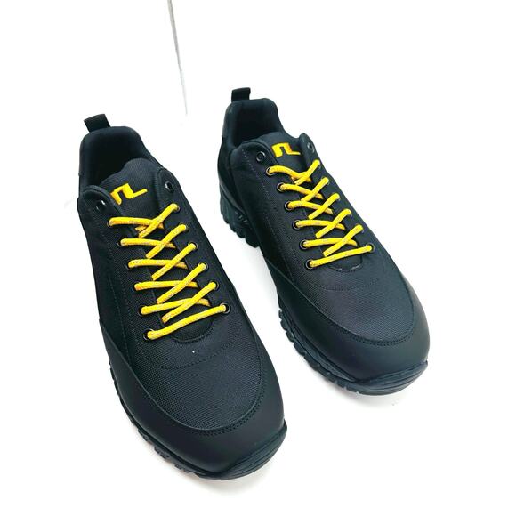 J Lindeberg Black Vibram Hiking Golf Sneakers  Luxury Sport Size EU 42 US 9